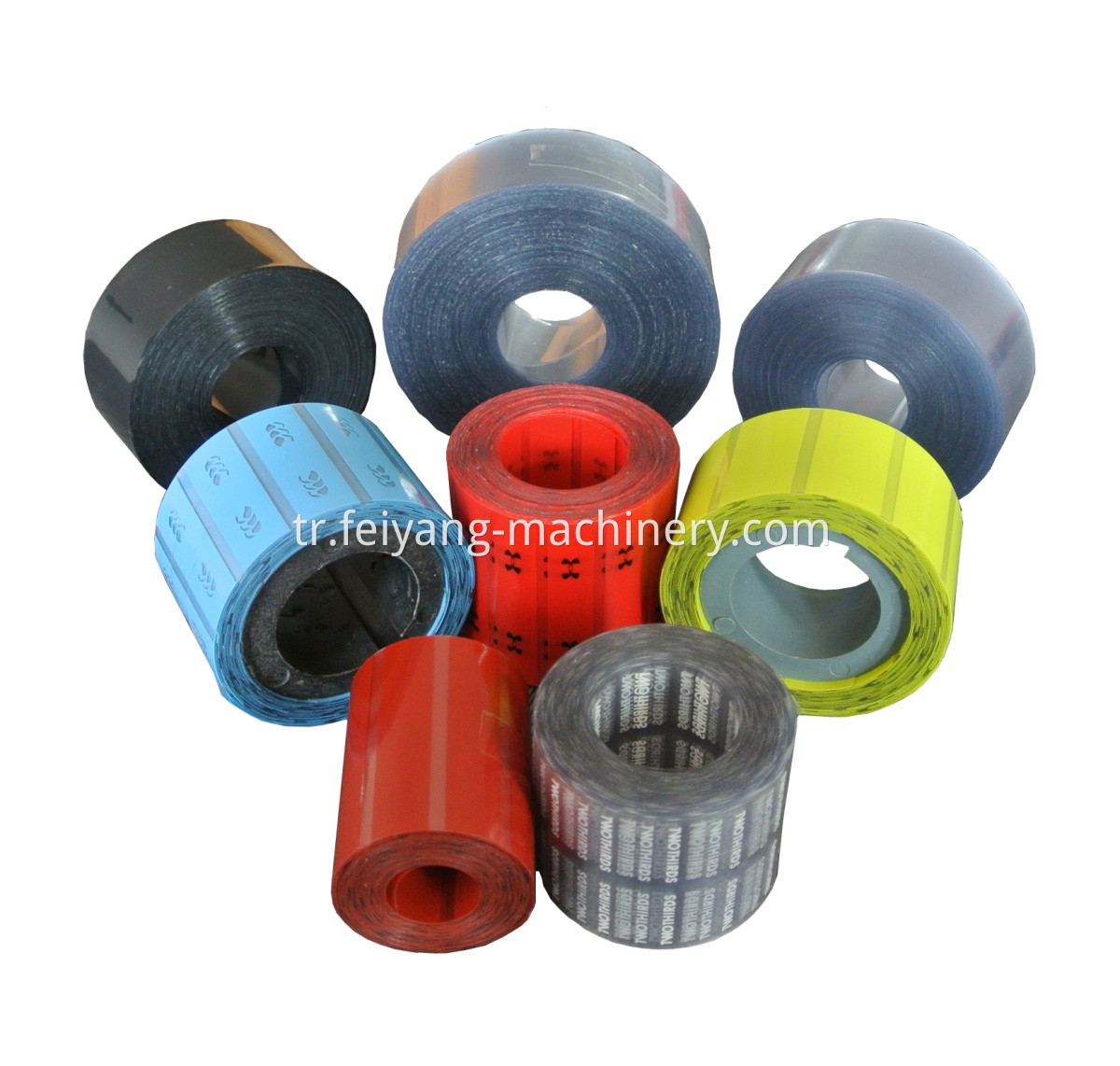 shoelace multi color tipping film